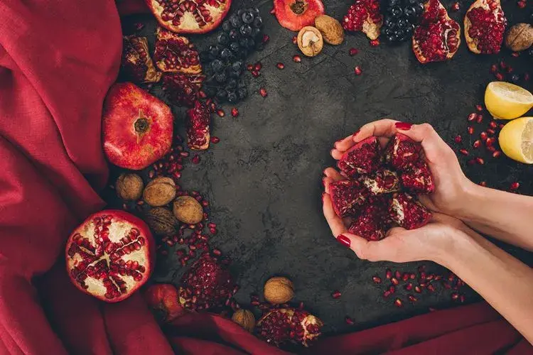 Pomegranate Peel Powder label